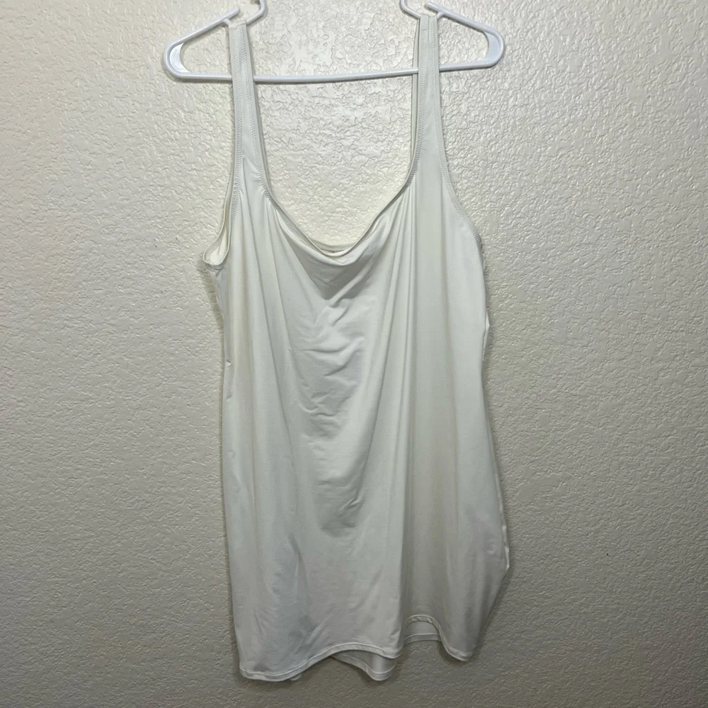 Skims Swim Tank Dress White Size 4X